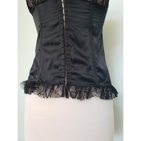 Victoria's Secret 36B Sexy Little Things Top Maid Babydoll Lingerie Frilly Pink - Picture 5 of 11